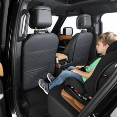 TAIKOO seat back protector with storage compartments for essentials