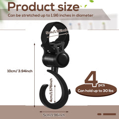 Taiyin diaper bag hanger clips to walkers for hands-free transport