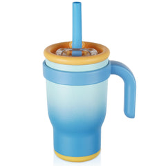 TAKYIT toddler sippy cup with ergonomic handle for independent drinking