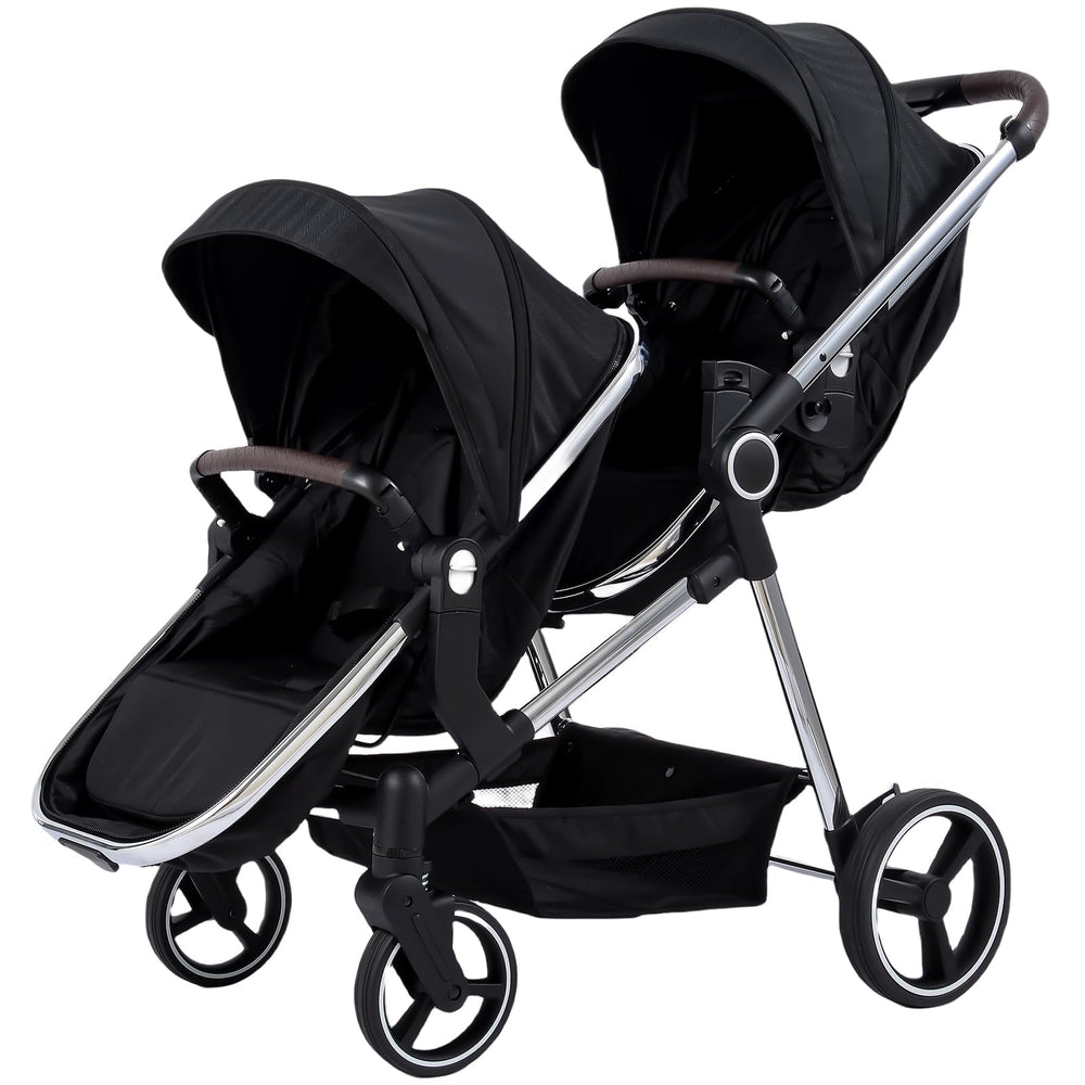 TALENBEEN double stroller twin seats, smooth ride for two kids.