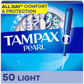 Tampax Pearl Light with applicator for easy insertion and all-day protection
