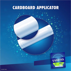 Tampax 80ct applicator close-up highlighting smooth applicator