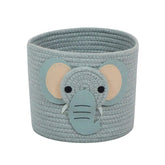 T&T Homewares elephant safari basket for organized nursery storage and display