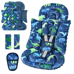 TANOFAR Dinosaur head support front view for newborn comfort on car trips