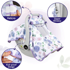 TANOFAR infant minky fabric offers soft, breathable comfort on car trips