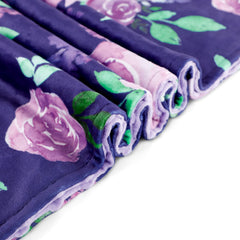 TANOFAR Minky blanket shown on crib for nursery setting