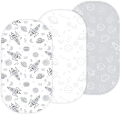 Tansy Panda bassinet sheet Karley fit for secure, wrinkle-free sleep surface