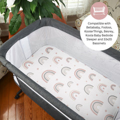 Tansy Panda muslin sheet with 360-degree elastic for a secure fit.
