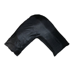 TAOSON satin pillowcase in black with silky feel and wrinkle-free finish