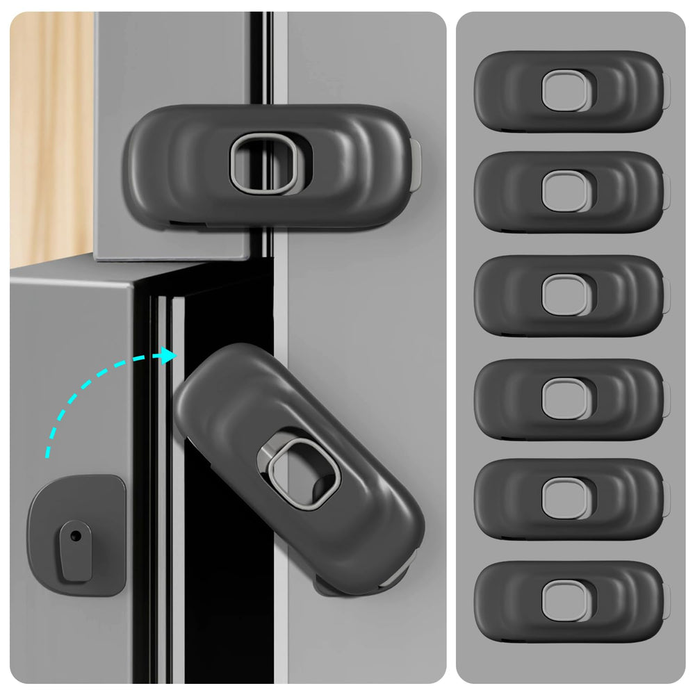 TapyTry cabinet locks 6-pack box ready for simple baby-proofing in kitchens.
