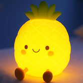 Tarinks Pineapple Night Light with smiley face for cozy bedtime