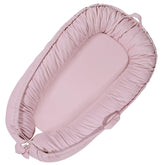 TARJODGY Baby Lounger cover close-up highlights premium organic cotton for safe, cozy naps.