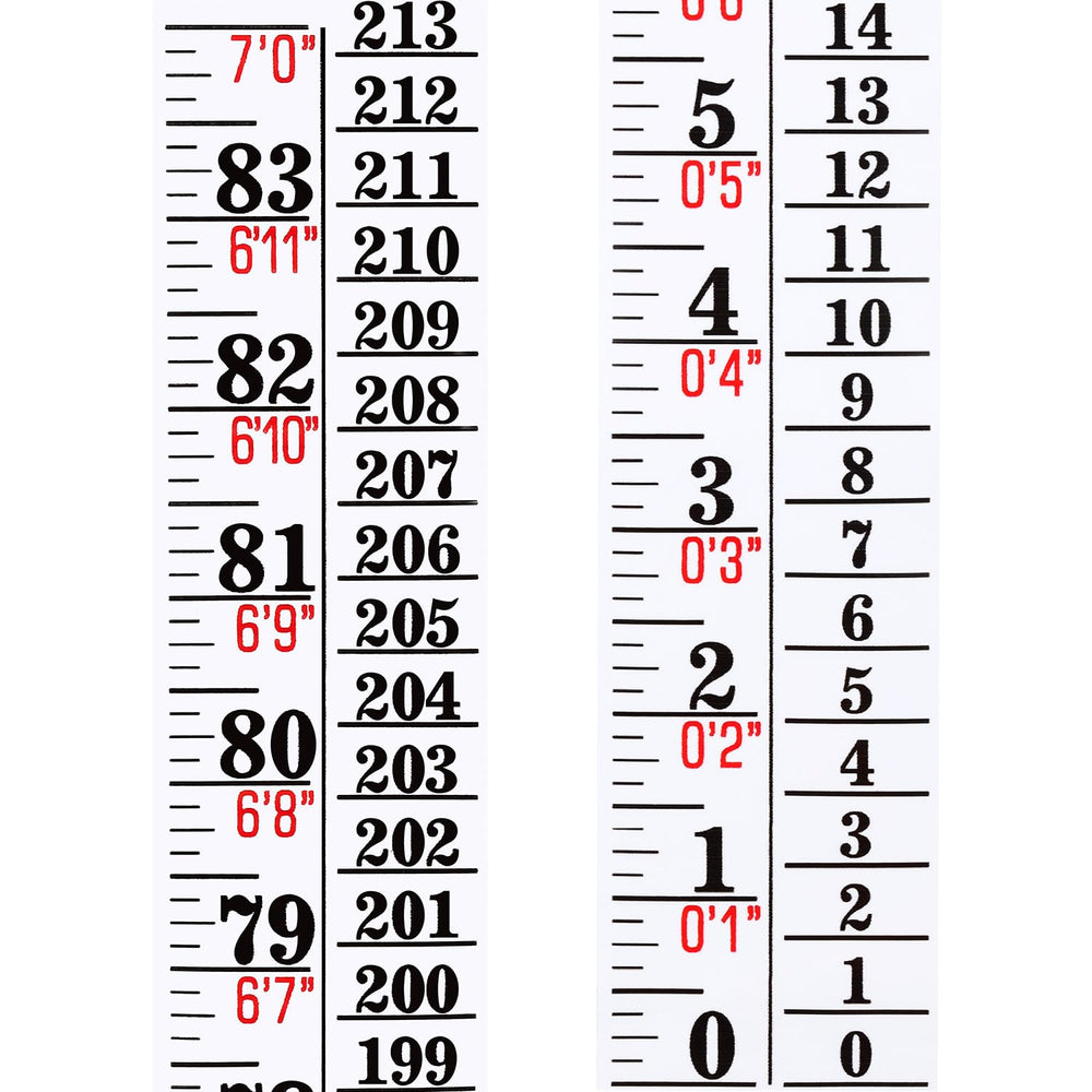 Tatuo growth chart wall labels with height indicator tape ruler for easy family measurements