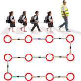 Tatuo Toddlers Walking Rope set in red helps maintain orderly lines.