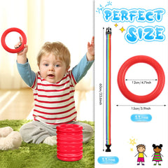 Tatuo Walking Rope rings and nylon rope—durable, easy for teachers to grip.