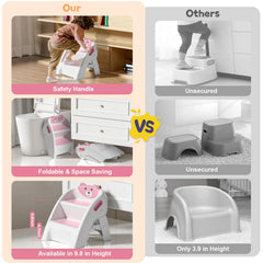 A-frame design of Tavlshero kid stool for stability