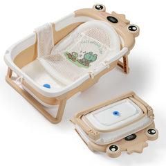 TBHAPY baby bathtub foldable thermometer—folds flat for travel and storage.