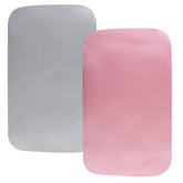 Tcmyyund satin bassinet sheet close-up shows silky softness for baby's skin.