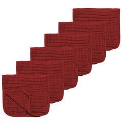 TDHD muslin burp cloths close-up shows high absorbency and softness.