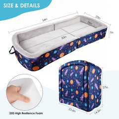 TDKDHoming foldable travel bed, compact for easy packing during trips.