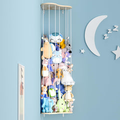 Tdymzdw stuffed animal storage organizer extended-length wall panel for roomy plush toy storage.