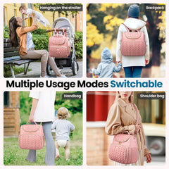 Tealari 4-in-1 converts into tote, crossbody, backpack and stroller bag.