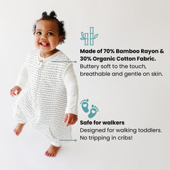 Tealbee Dreamsuit walker sleep bag with legs for freedom of movement