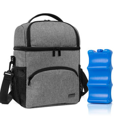 Teamoy breastmilk cooler bag front view for on-the-go bottle transport