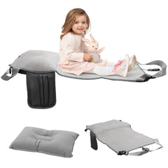 Tefola toddler airplane bed folded compactly for easy travel and storage.