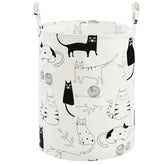 TECHMILLY baby laundry basket with 63L capacity for organized nursery clothes and toys