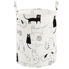 TECHMILLY baby laundry basket with 63L capacity for organized nursery clothes and toys