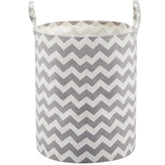 TechMilly baby laundry basket with long handles for easy carrying and organized nursery tasks.