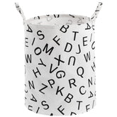 TECHMILLY large storage basket with floral design for organized nursery