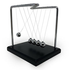 TEDCO Newton's Cradle-Z stand setup invites desk relaxation and visual curiosity.