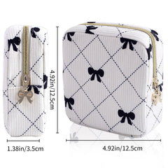 Teircno pad pouch compact-travel holds pads and tampons neatly.
