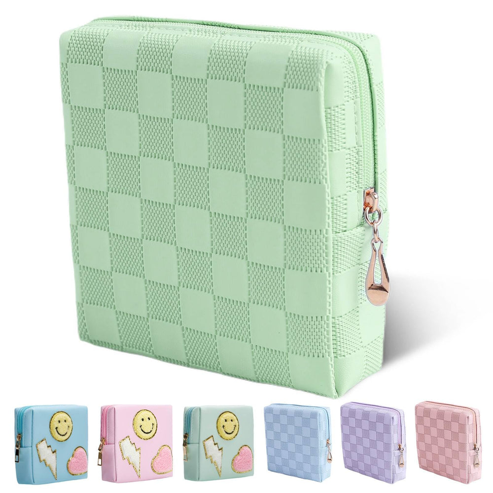 Teircno period bag with waterproof PU leather for easy cleaning and shine.
