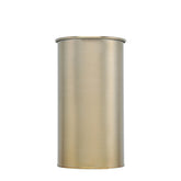 TEKHEUTEN wipe holder with gold finish on countertop for stylish countertop organization.