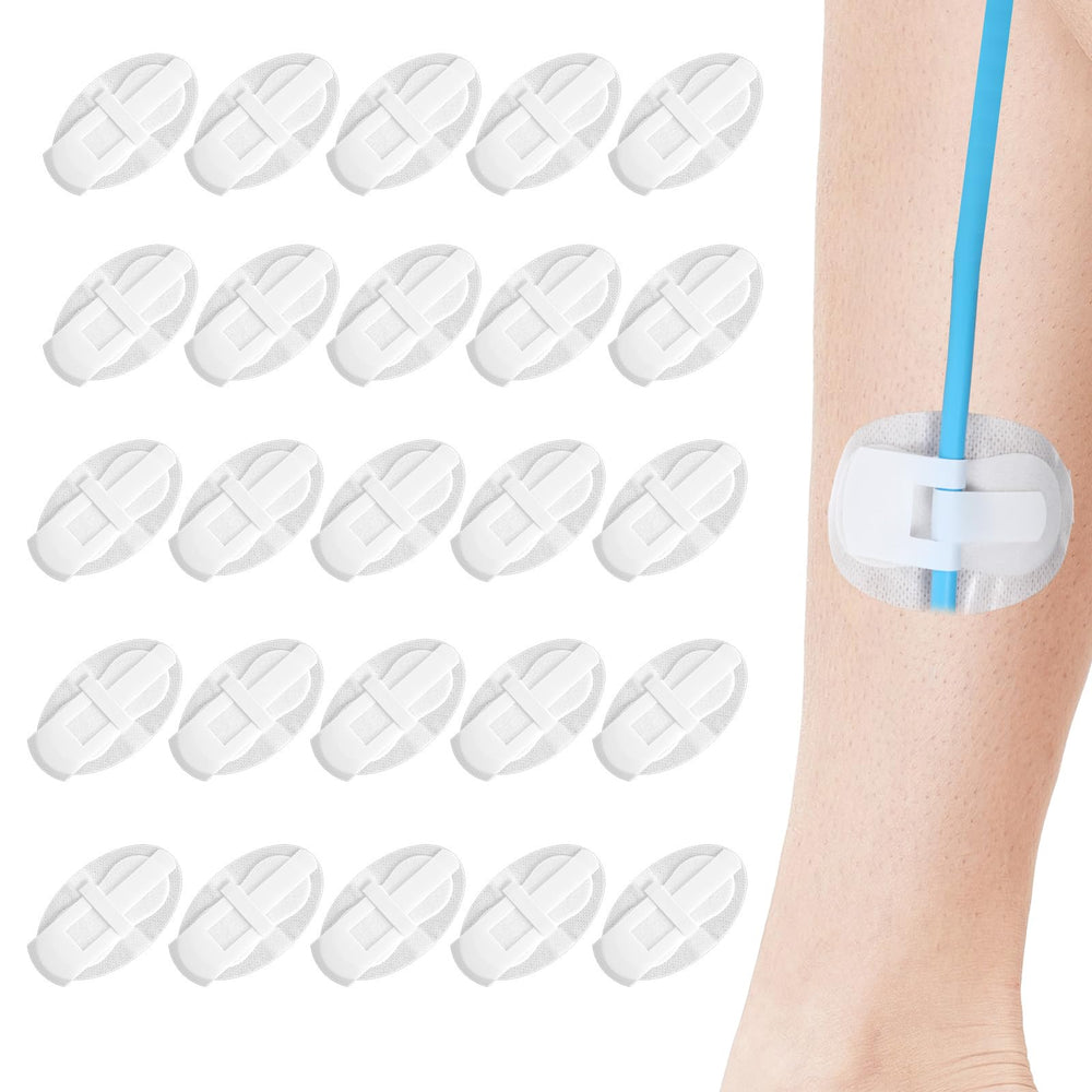 Telooco catheter fixation patch 11x6.5cm stabilizes a Foley setup with gentle support.