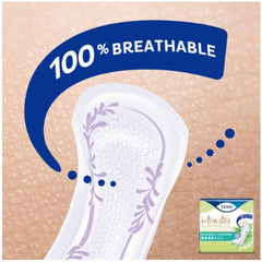 TENA Sensitive Care cotton-like soft topsheet close-up, comfortable skin contact