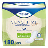 TENA Sensitive Care Ultra Thin pad pack for discreet daily protection.