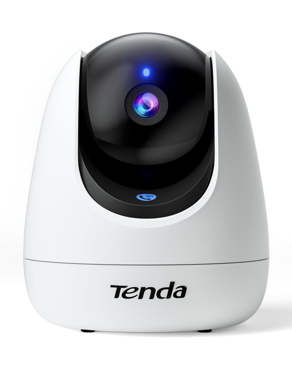 Tenda CP3 Pro 2K camera front view shows clear day and night monitoring