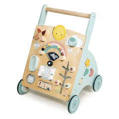 Tender Leaf Toys Sunshine Baby Activity Walker side view showing sturdy frame for first steps