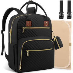Tenot baby diaper bag with foldable changing pad for quick on-the-go changes