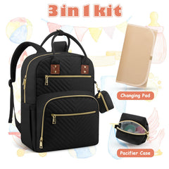 Tenot bag includes detachable pacifier case for quick access