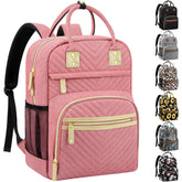 Tenot diaper bag front view showing a spacious main compartment for quick access to baby essentials.