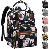 Tenot diaper bag backpack with floral pattern, stylish and practical for daily use