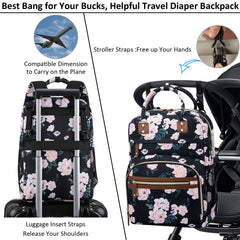 Tenot diaper bag waterproof and tear-resistant fabric protects gear during travel
