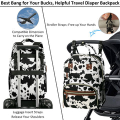 Tenot diaper bag made with waterproof fabric protecting contents.