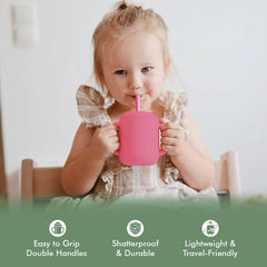 Teo silicone cup with snack lid for secure on-the-go snacks