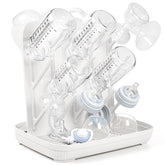 Termichy vertical bottle drying rack saves counter space and organizes bottles.